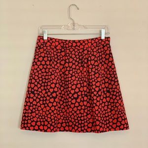 J. Crew Heart Skirt